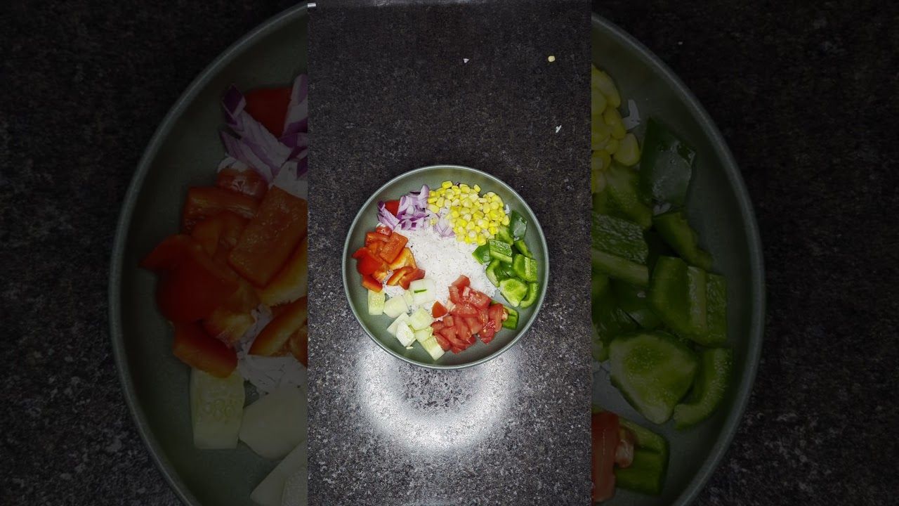 Bol au poulet, riz et légumes